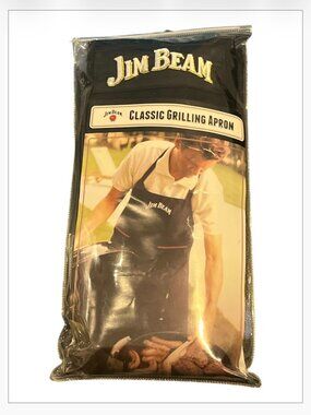 COPY JIM BEAM BOURBON Classic Grilling Apron Heavy Duty Construction Pockets NWT